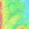 Mappa topografica Rougier, altitudine, rilievo