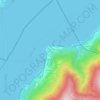 Mappa topografica Pino sulla Sponda del Lago Maggiore, altitudine, rilievo