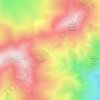 Mappa topografica Sepula, altitudine, rilievo