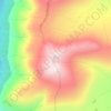 Mappa topografica Mount Sanford, altitudine, rilievo