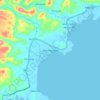 Mappa topografica San Agustin, altitudine, rilievo