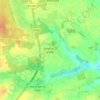 Mappa topografica Newton St Faith, altitudine, rilievo