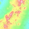 Mappa topografica Lare, altitudine, rilievo