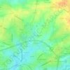 Mappa topografica Le Lignon, altitudine, rilievo