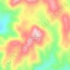 Mappa topografica La Manga, altitudine, rilievo