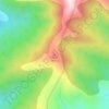 Mappa topografica Mazi, altitudine, rilievo