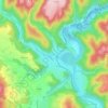 Mappa topografica Vorey-sur-Arzon, altitudine, rilievo