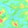 Mappa topografica Akon, altitudine, rilievo