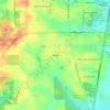 Mappa topografica Bel Air, altitudine, rilievo
