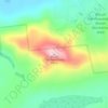 Mappa topografica Mount Van Hoevenberg, altitudine, rilievo