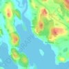 Mappa topografica Rough Firth, altitudine, rilievo