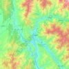 Mappa topografica Muzaffarabad, altitudine, rilievo