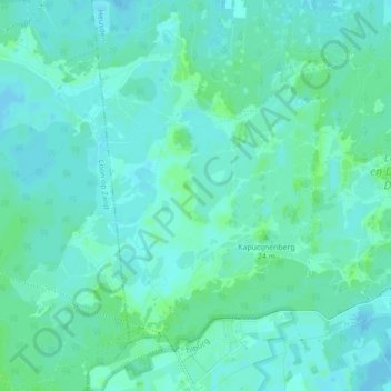Mappa topografica Springheuvel, altitudine, rilievo
