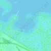Mappa topografica Coot Bay, altitudine, rilievo