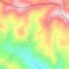 Mappa topografica La Mora, altitudine, rilievo