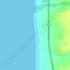 Mappa topografica Playa Lurinchincha "El Manantial", altitudine, rilievo