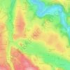 Mappa topografica Strobels, altitudine, rilievo