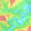 Mappa topografica Bonnelières, altitudine, rilievo