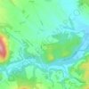 Mappa topografica Zufía, altitudine, rilievo