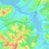 Mappa topografica Sainte-Croix, altitudine, rilievo