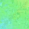 Mappa topografica Rocky Creek, altitudine, rilievo