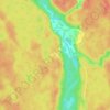 Mappa topografica Железо, altitudine, rilievo