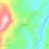Mappa topografica Quebrada Larga, altitudine, rilievo