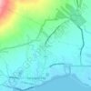 Mappa topografica Bibincahan, altitudine, rilievo