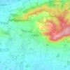 Mappa topografica Haldem, altitudine, rilievo