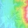 Mappa topografica Combalberte, altitudine, rilievo
