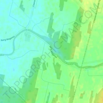 Mappa topografica Magenta, altitudine, rilievo