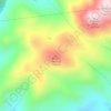 Mappa topografica Mount Marshall, altitudine, rilievo