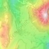 Mappa topografica Le Viote, altitudine, rilievo