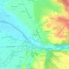 Mappa topografica La Fontaine, altitudine, rilievo