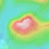 Mappa topografica Cerro Cortez, altitudine, rilievo