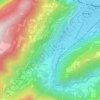 Mappa topografica Plan-Cerisier, altitudine, rilievo