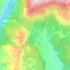 Mappa topografica Licusati, altitudine, rilievo