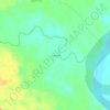 Mappa topografica Chicosa, altitudine, rilievo