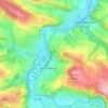 Mappa topografica La Maroisière, altitudine, rilievo