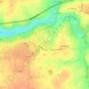 Mappa topografica La Plaine du Luteau, altitudine, rilievo