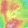 Mappa topografica Ban Phra Phutthabat Si Roi, altitudine, rilievo