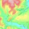 Mappa topografica Colva, altitudine, rilievo