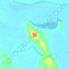 Mappa topografica Mount Barney, altitudine, rilievo