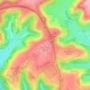 Mappa topografica Kreuzberg, altitudine, rilievo