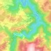 Mappa topografica Meira, altitudine, rilievo