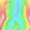 Mappa topografica Escorolles, altitudine, rilievo