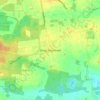 Mappa topografica Great Hockham, altitudine, rilievo