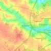 Mappa topografica Washbrook, altitudine, rilievo