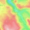 Mappa topografica Regheat, altitudine, rilievo