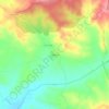 Mappa topografica Villálvaro, altitudine, rilievo